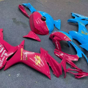 Amotopart 2011-2026 GSXR 600/750 Suzuki halfroze halfblauwe kuipset