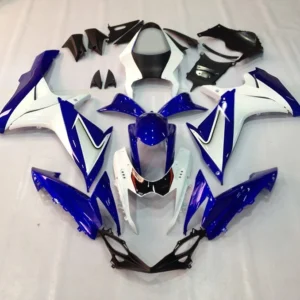 Amotopart 2011-2026 Suzuki GSX-R 600 750 K11 Kuip Blauw&Wwitte kit