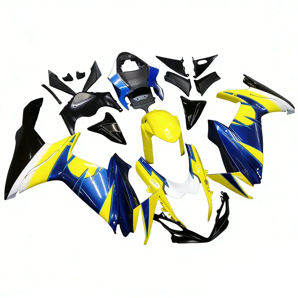 Amotopart 2011-2026 Suzuki GSXR 600/750 Blauw&YGele kuipset
