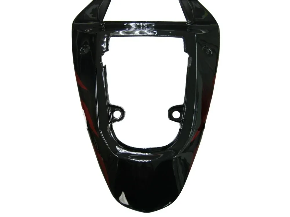 Amotopart kuip voor Suzuki GSXR1000 2000-2002, zwart&Red Flame Kit