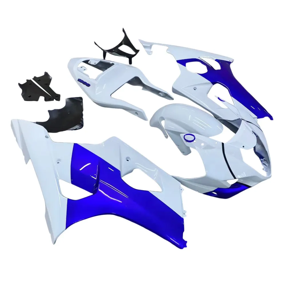 Amotopart kuip voor Suzuki GSXR1000 (2003-2004) blauw&Wwitte kit