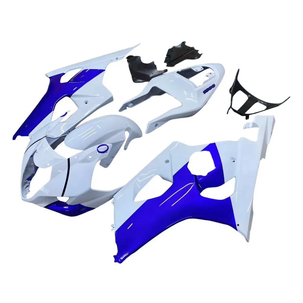 Amotopart kuip voor Suzuki GSXR1000 (2003-2004) blauw&Wwitte kit