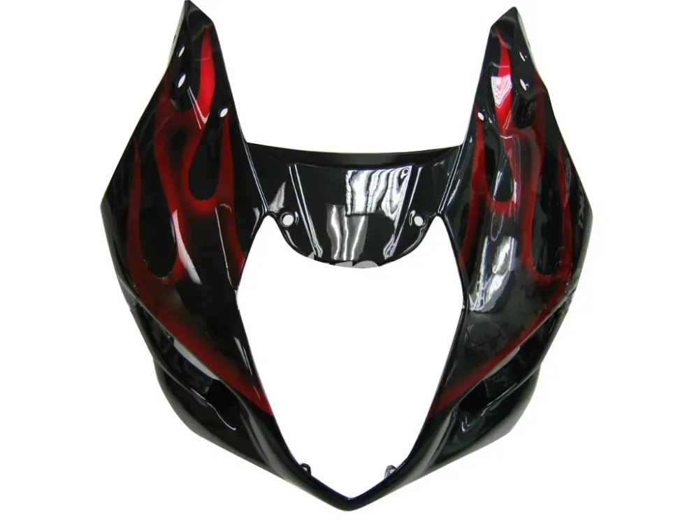 Amotopart kuip voor Suzuki GSXR1000 (2003-2004) zwart&Red Flame Kit