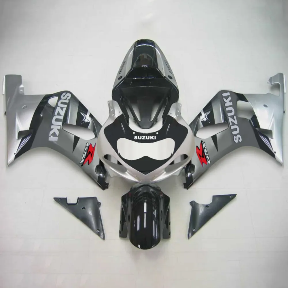 Amotopart Suzuki 01-03 GSXR600 & 00-03 GSXR750 Kuipset zilvergrijs