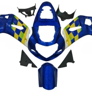 Amotopart Suzuki 01-03 GSXR600 & 00-03 GSXR750 Kuipset multi-blauw