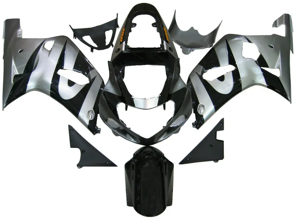Amotopart Suzuki 01-03 GSXR600 & 00-03 GSXR750 Kuipset multi-grijs