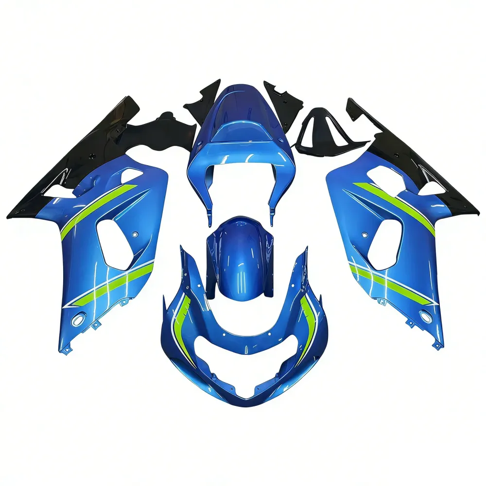 AMOTOPART SUZUKI 01-03 GSXR600 & 00-03 GSXR750 KUBSENDE Glossy Blue Yellow Kit
