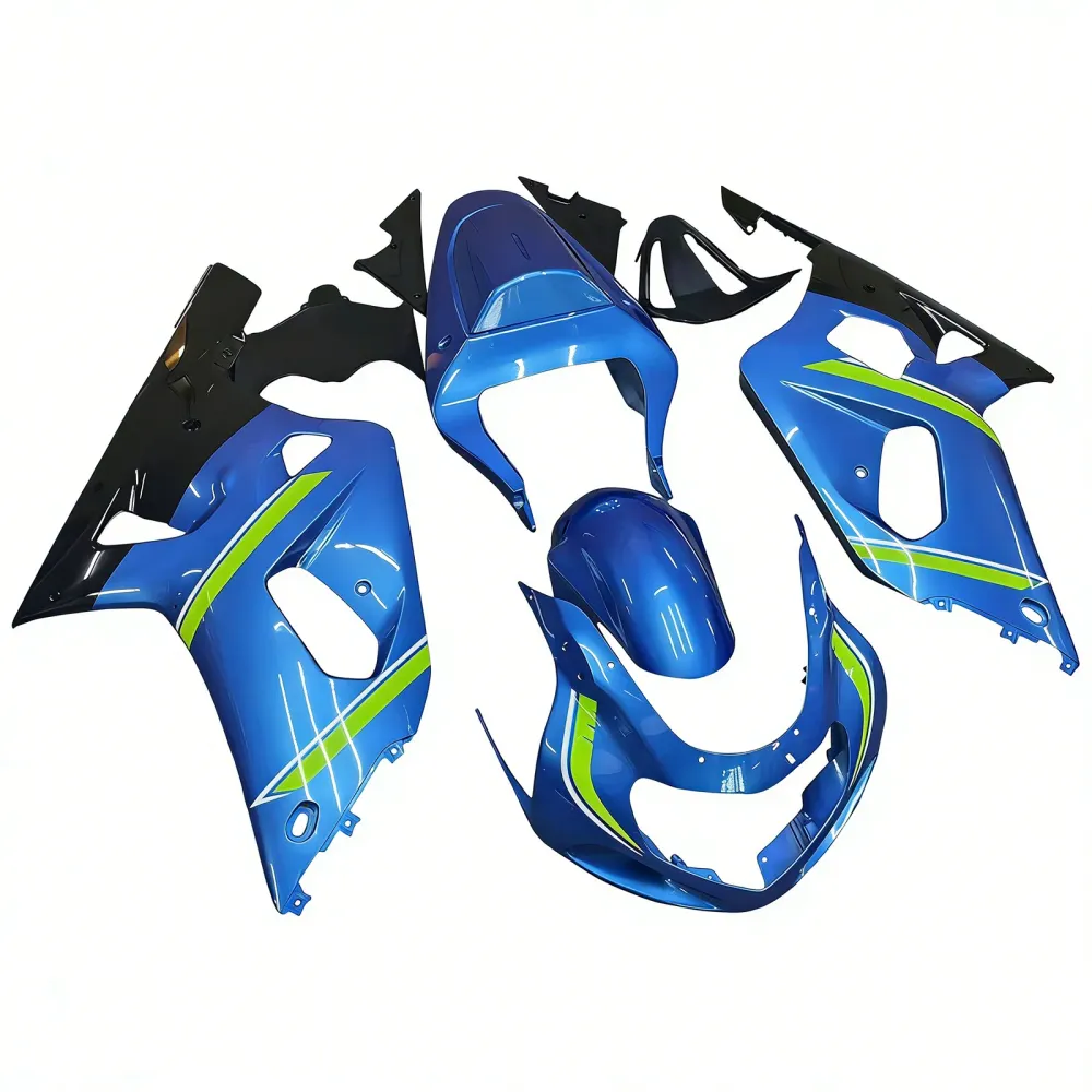 AMOTOPART SUZUKI 01-03 GSXR600 & 00-03 GSXR750 KUBSENDE Glossy Blue Yellow Kit