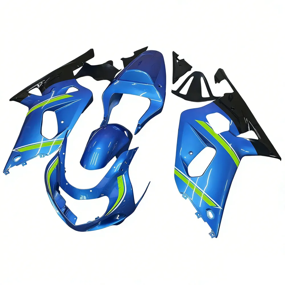 AMOTOPART SUZUKI 01-03 GSXR600 & 00-03 GSXR750 KUBSENDE Glossy Blue Yellow Kit