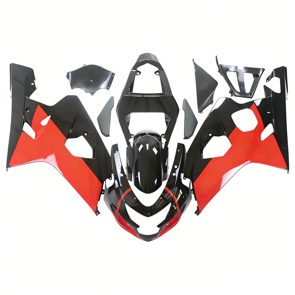 Amotopart Suzuki 2004-2005 GSXR 600/750 Black Fairing Kit