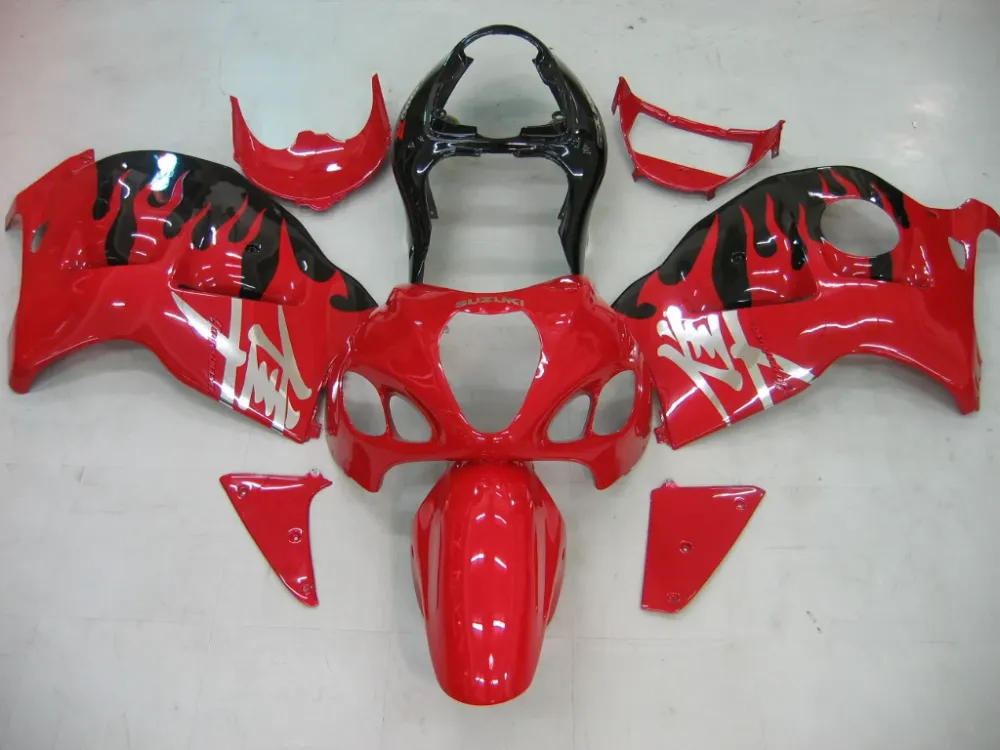Amotopart Suzuki Hayabusa GSXR1300 1999-2007 Kuipset rood