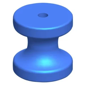 Talamex Boegrol 75 mm met doorsnee van 75 mm en as Ø 16 mm