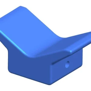 Talamex Boegstop 100x100x90 mm met breedte 165 mm en as Ø 16 mm