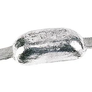 Talamex Magnesium anode 1.3 kg half-ei met strip, 290x80x40 mm