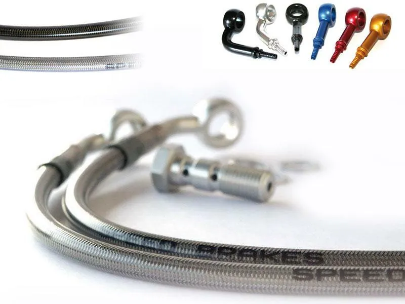 SPEEDBRAKES Aviation remleiding RVS/goud verbinding TECNIUM
