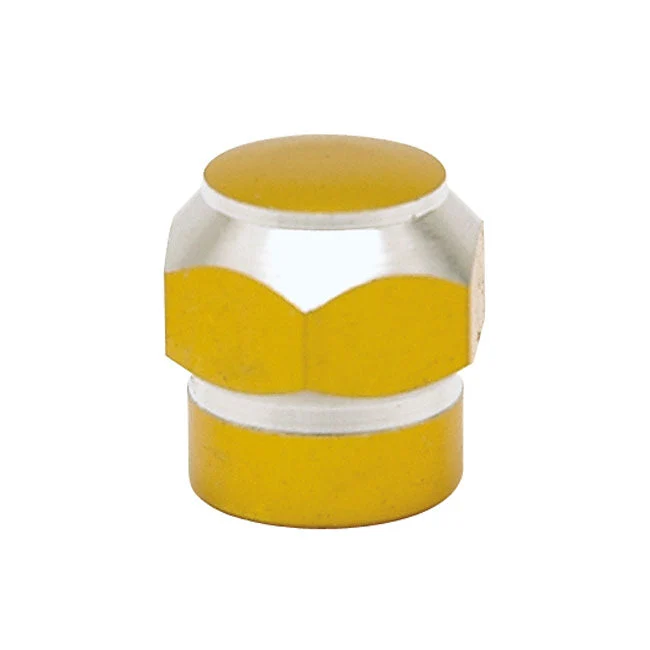 Trik Tropz Ventieldopjes Gelegeerd Twotone Hex Goud