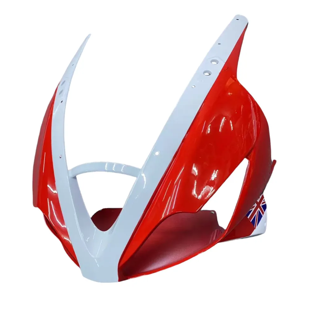 Amotopart 2006-2008 Triumph Daytona 675 Red & White Style2 Fairing Kit