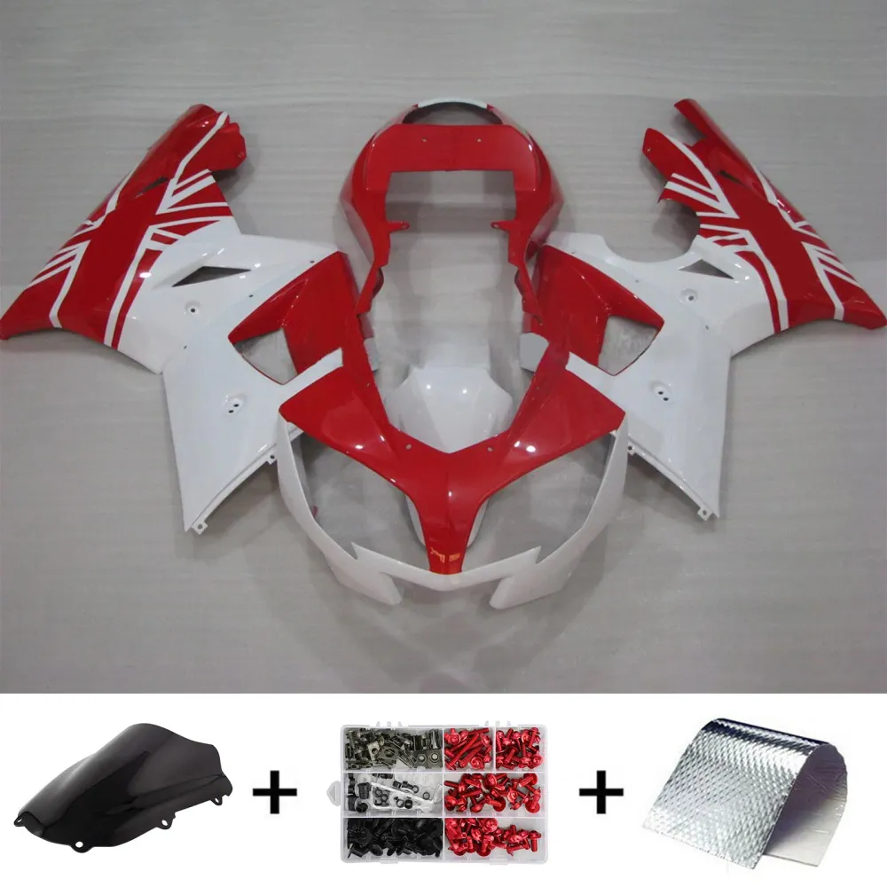 Amotopart Triumph 2002-2005 Daytona 600/650 Rood&Wwitte kuipset