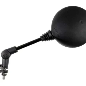 VERSTELBARE L/R SPIEGEL M8/125 + BEVESTIGING KETTING ZWART V PARTS