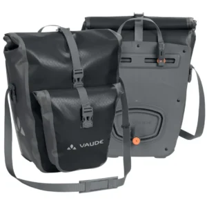 VAUDE Aqua Back Plus dubbele zadeltas zwart