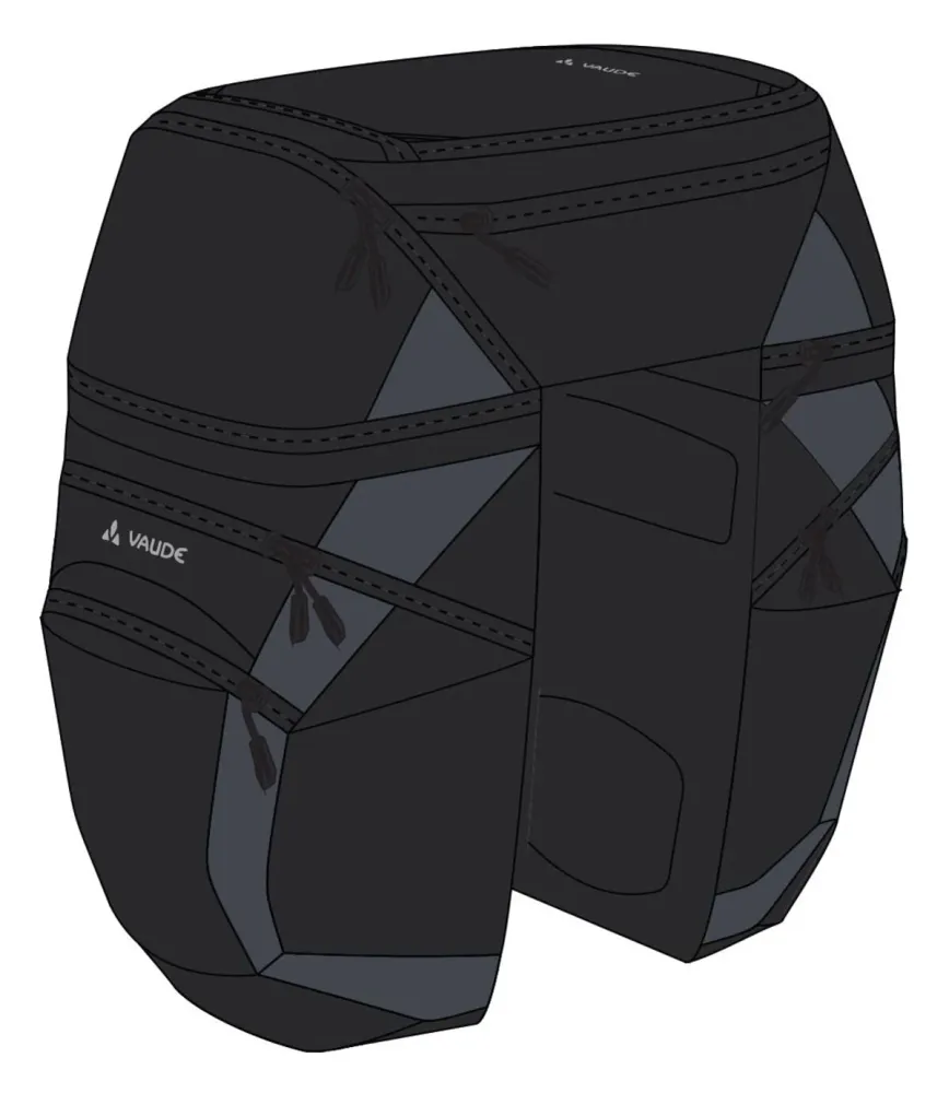 VAUDE Karakorum Pro bagagedrager tas zwart