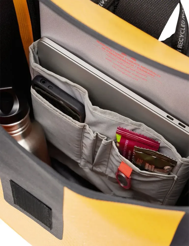 Vaude Clubride Aqua 17 l fietsrugzak waterdicht geel