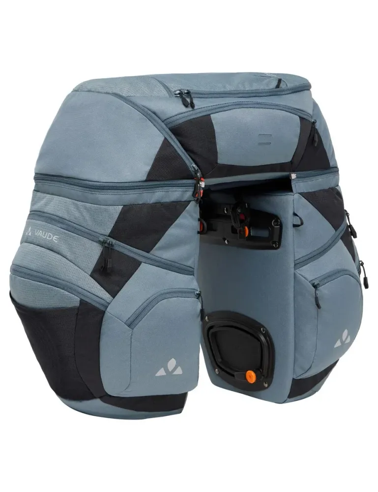 Vaude Karakorum Pro driedelige fietstassenset blauw/zwart
