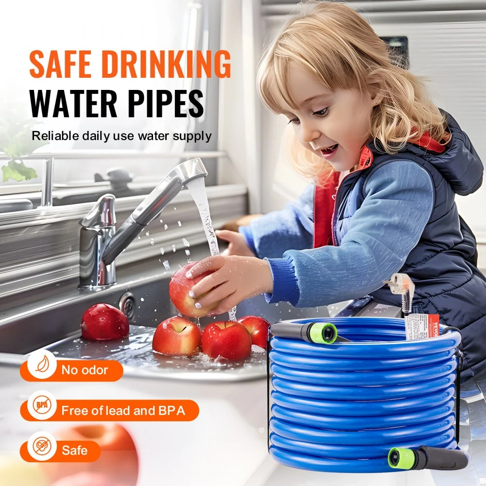 VEVOR 15,2 m verwarmde waterslang camper drinkwaterslang 285W