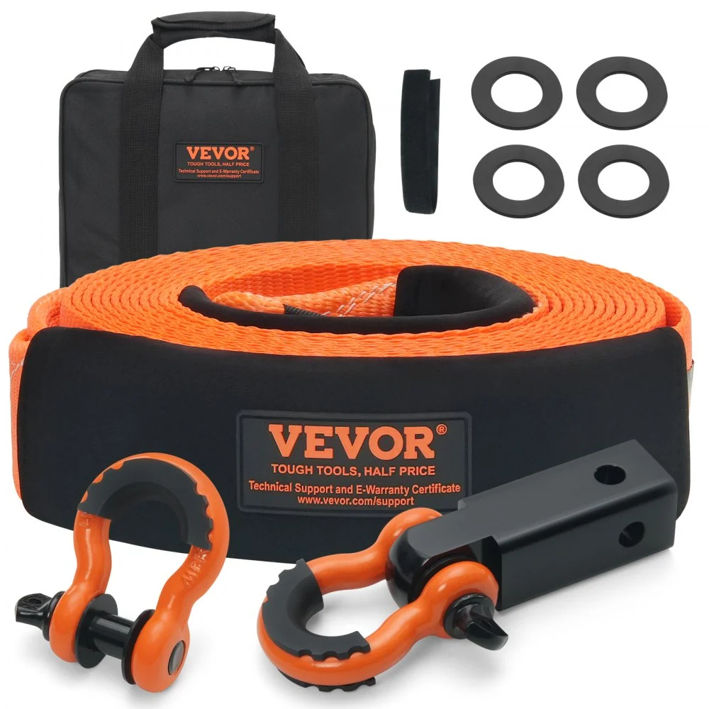 VEVOR autosleepkabel 36000lbs 30ft 3in Emergency Heavy Duty