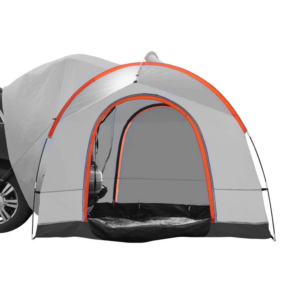 VEVOR daktent busluifel 240 x 240 x 230 cm, autotent achterklep inclusief dubbellaagse tent PU2000 mm daktent autodaktent...