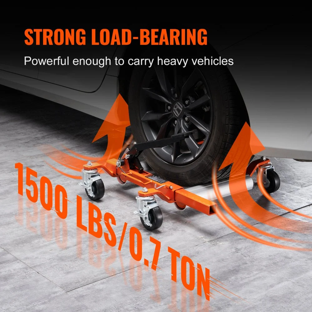 VEVOR draagbare bandenwagen mobiele dolly bandenwagen 680,38 kg, mobiele dolly bandenhouder max. 355,6 mm breedte stalen k...