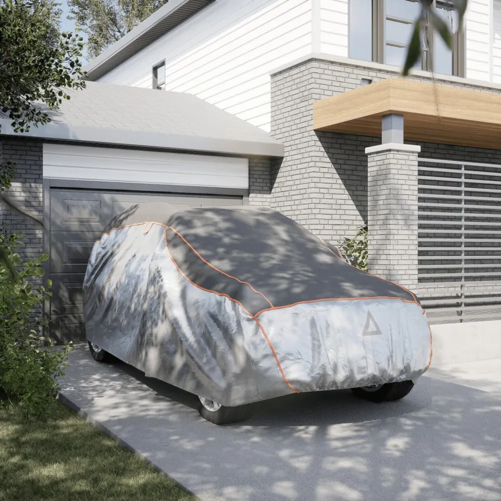 Autohoes voor SUV hagelbescherming M zilverkleurig en grijs vidaXL