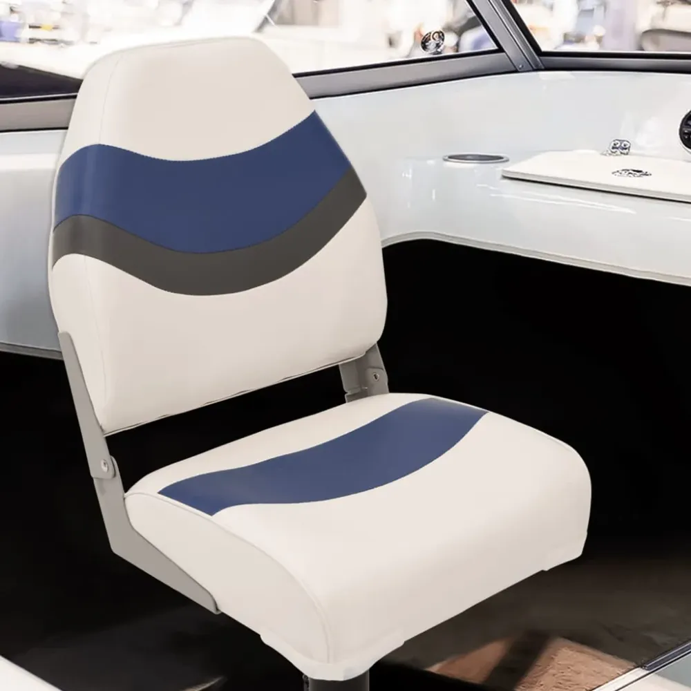 Bootstoelen 2 st met poot 360° draaibaar vidaXL