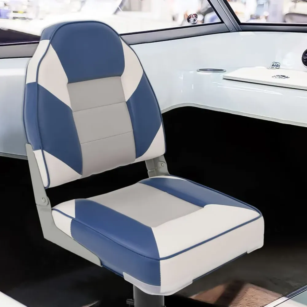 Bootstoelen 2 st met poot 360° draaibaar vidaXL