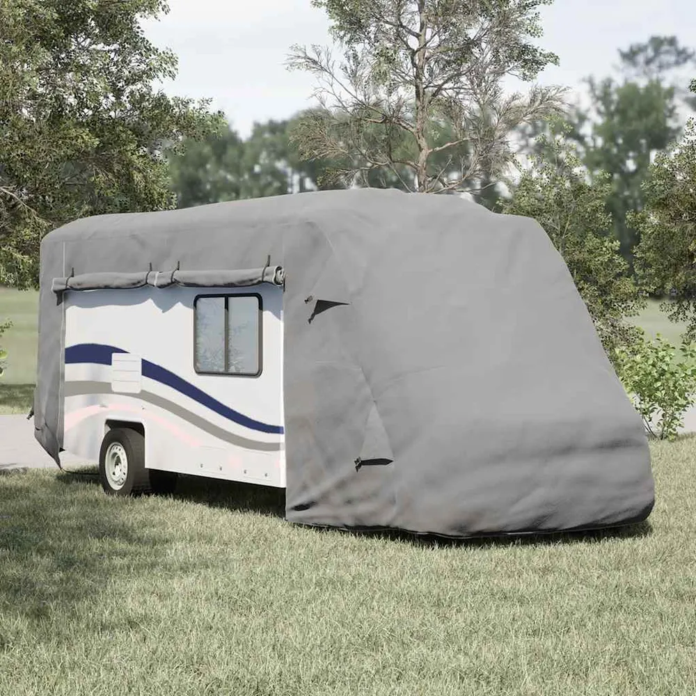 Camperhoezen 660x235x275 cm vliesvlies grijs vidaXL