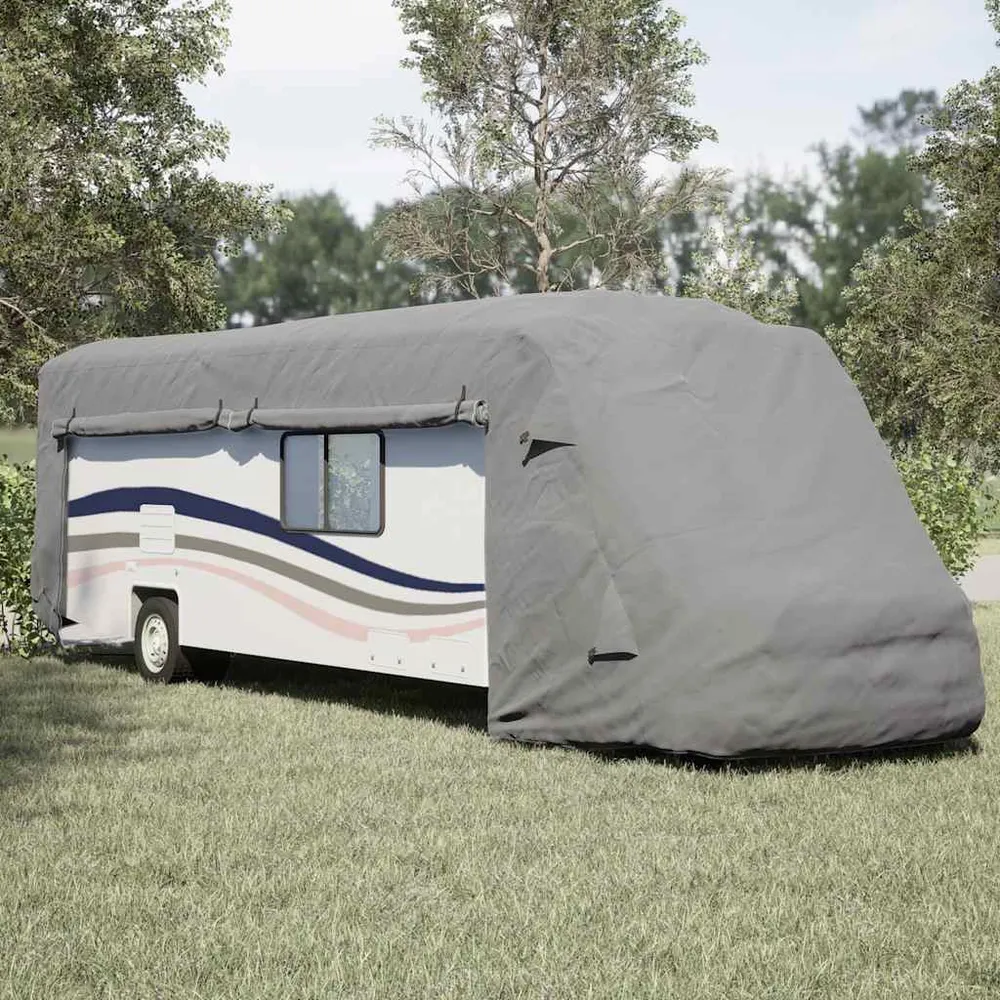 Camperhoezen 870x235x275 cm vliesvlies grijs vidaXL