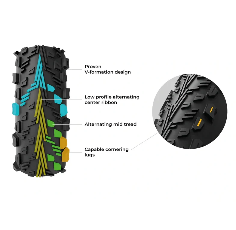 VITTORIA PEYOTE XC TRAIL 29x2.10 Graphene 4C Tubeless Ready Zacht Zwarte band