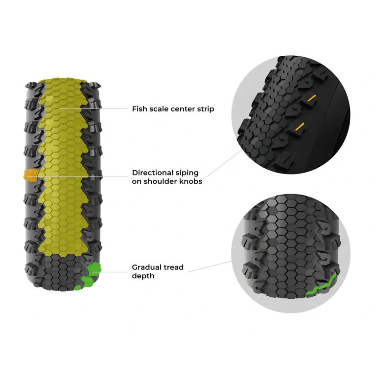 VITTORIA TERRENO XC TRAIL 29x2.25 4C Graphene 2.0 Tubeless Ready Zacht Zwarte band