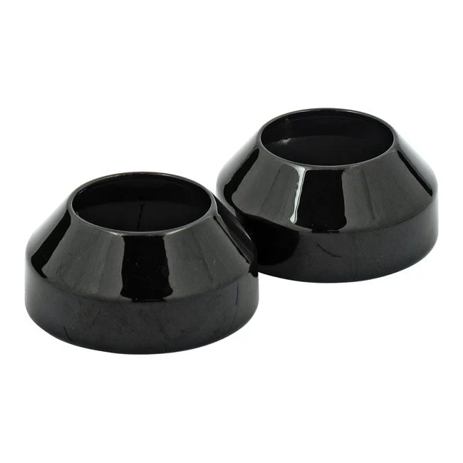 Vorklaarsbeschermers zwart 39mm FXR 87-94; Dyna 91-05; XL 88-20