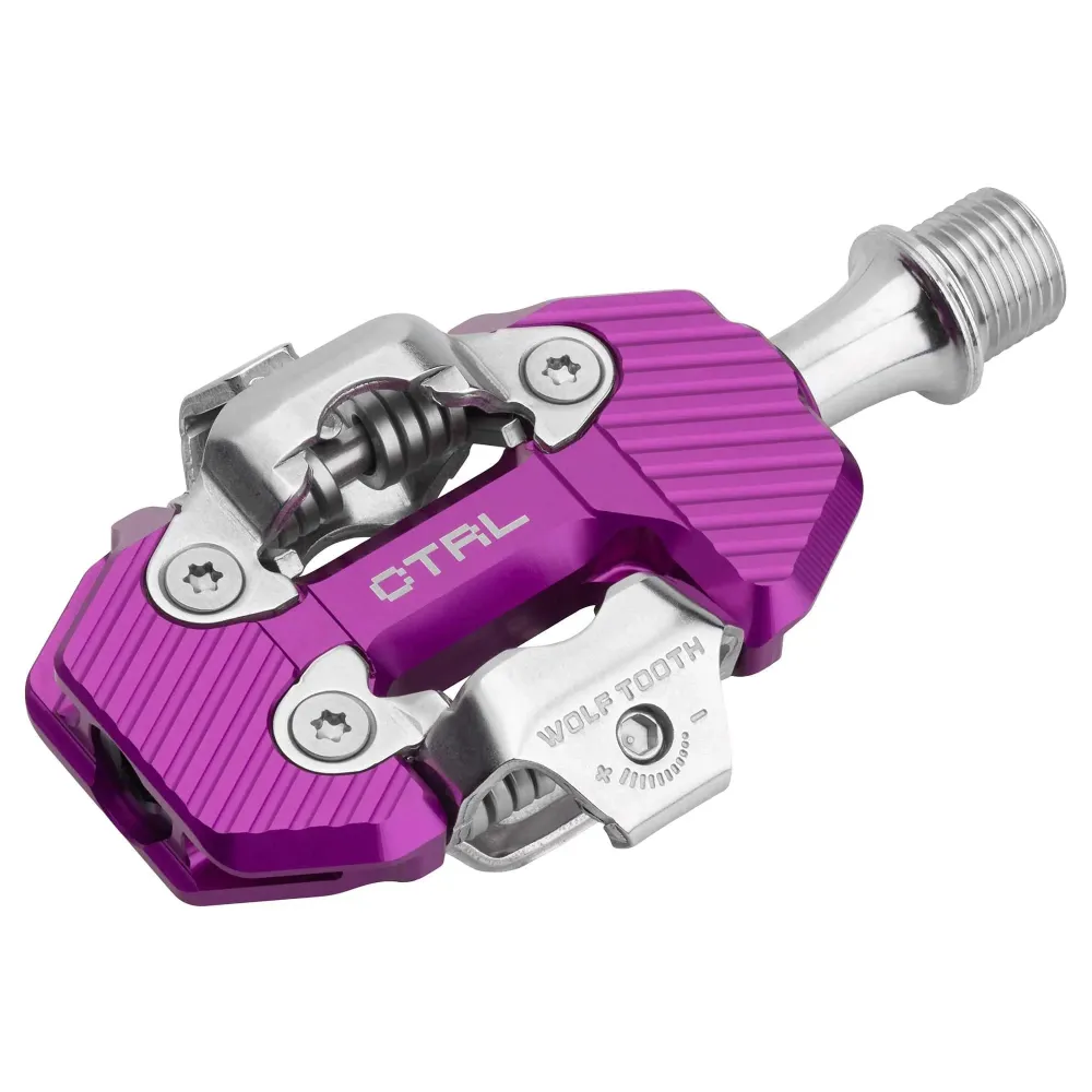 WOLF TOOTH CTRL TRAIL Clipless pedalen Violet