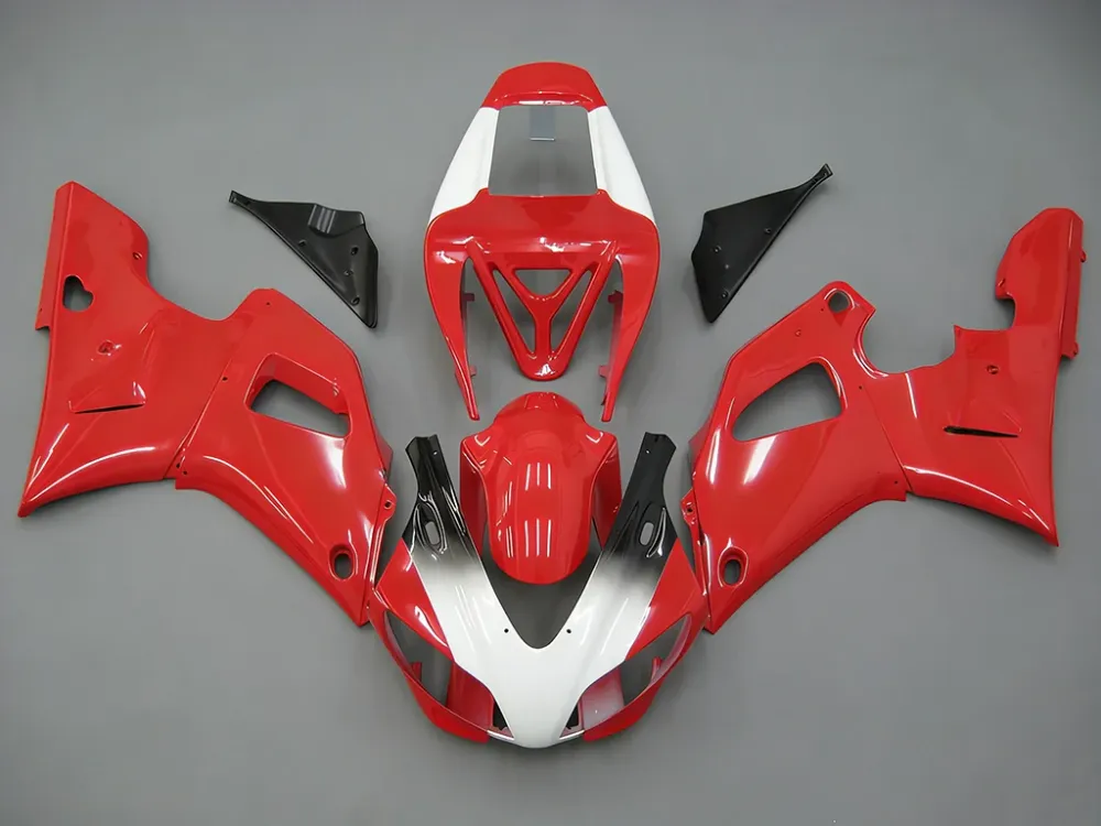 Amotopart 1998-1999 YAMAHA YZF 1000 R1 RODE & WIT LOGOS KUIST KIT