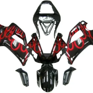 Amotopart 2000-2001 YAMAHA YZF 1000 R1 KOMERINGS ZWART & RODE FRAME KIT