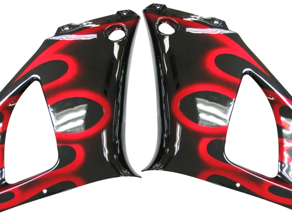 Amotopart 2000-2001 YAMAHA YZF 1000 R1 KOMERINGS ZWART & RODE FRAME KIT