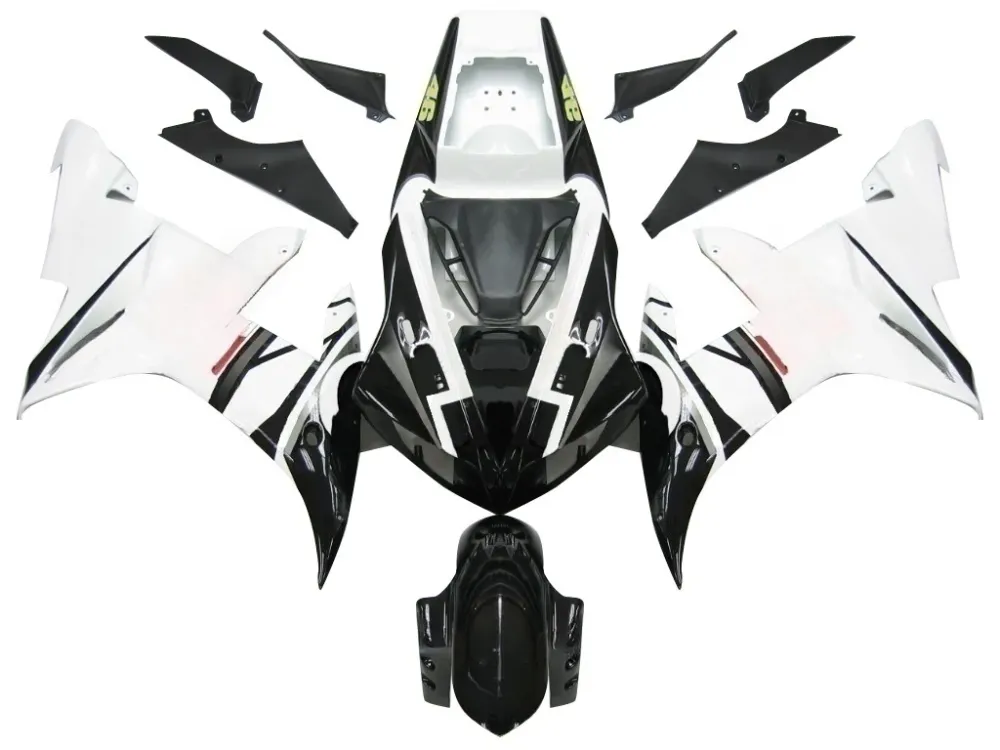 Amotopart 2002-2003 Yamaha R1 Zwart&Bblauwe kit