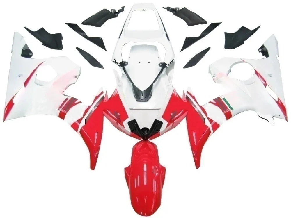 Amotopart 2003-2004 Yamaha R6 & Rode kuip voor de YZF R6S (2006-2009)&Wwitte kit