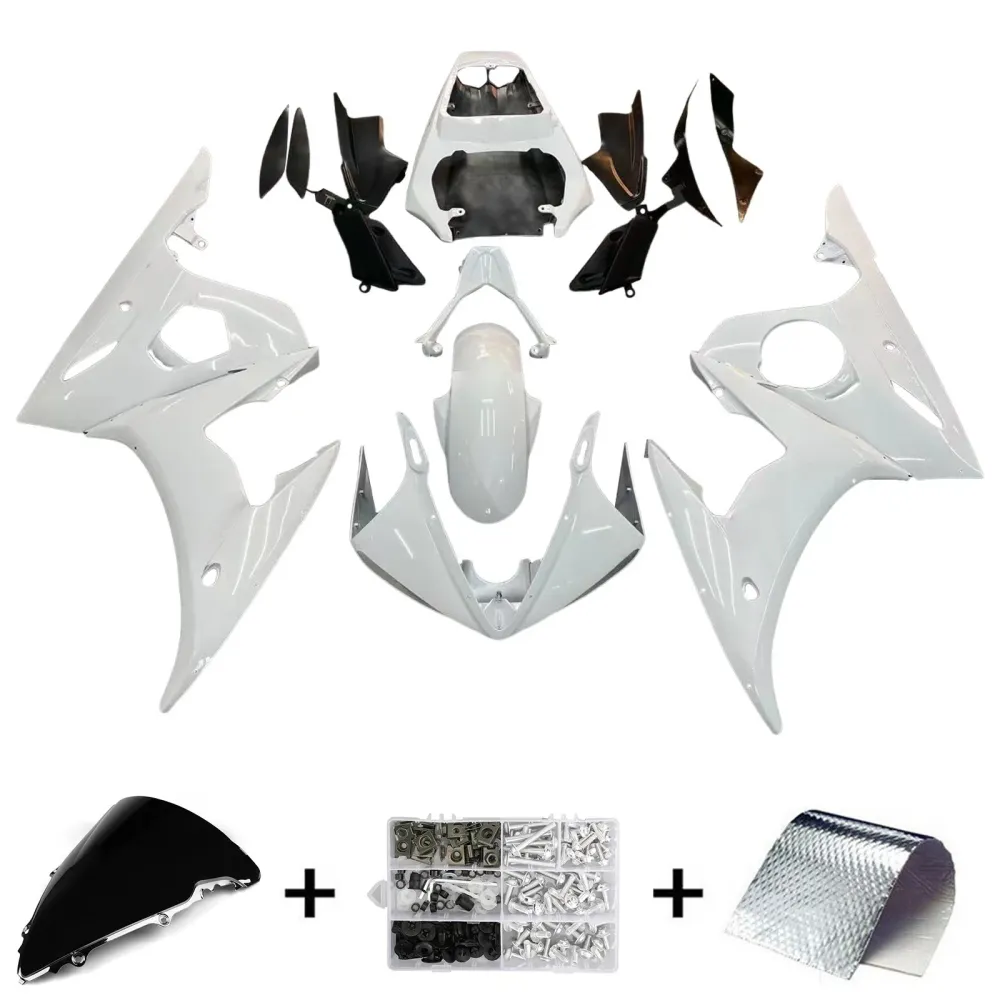 Amotopart 2005 Yamaha R6 kuip witte set