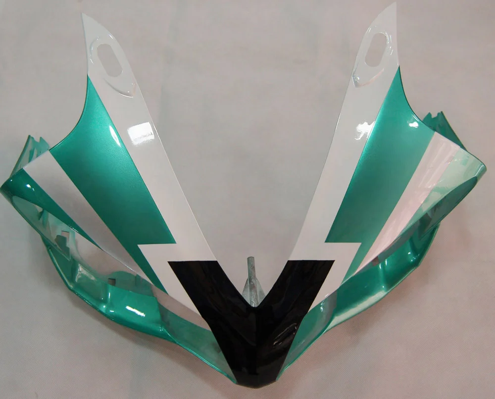 Amotopart 2007-2008 Yamaha YZF 1000 R1 Green & White Kuip Kit