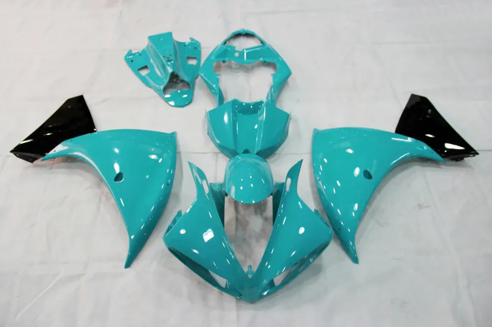 Amotopart 2009-2011 Yamaha YZF 1000 R1 Glanzend Turquoise kuipkit