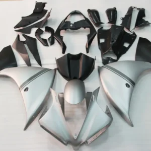Amotopart 2009-2011 YAMAHA YZF 1000 R1 MATTE LICHT GREY & BLACK KUIST KIT