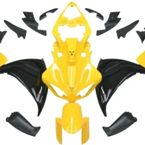 Amotopart 2009-2011 Yamaha YZF 1000 R1 Zwart&YGele kuipset